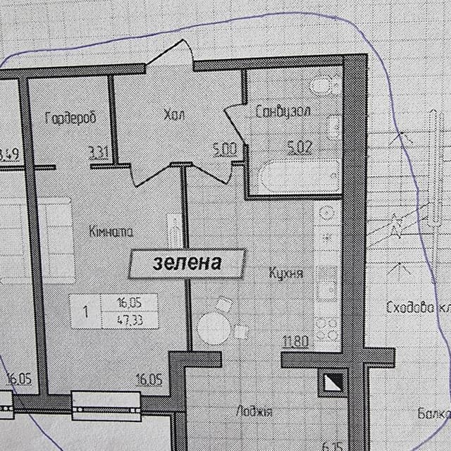 Продам 1 кімнатну квартиру ЖК Гранд Сіті
