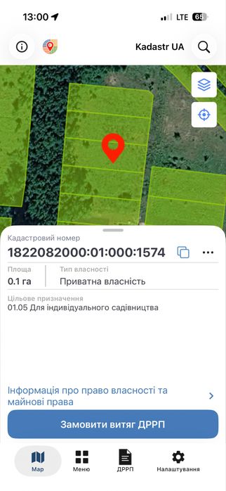Продаж ділянки 10 сот Хінчанка ( під посадкою )